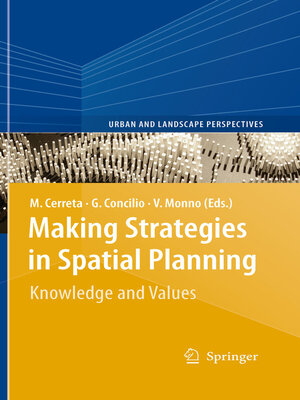 cover image of Making Strategies in Spatial Planning